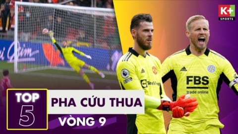 TOP 5 PHA CỨU THUA ĐẸP MẮT VÒNG 9 NGOẠI HẠNG ANH | DE GEA CỨU MAN UNITED THOÁT KHỎI SET TENNIS