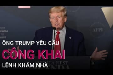 Ông Trump: Tôi muốn lập tức công khai lệnh khám nhà