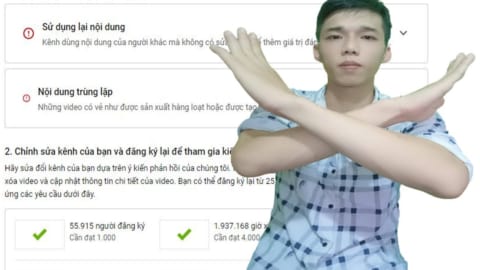 CÁCH SỬ LÝ KÊNH YOUTUBE BỊ SỬ DỤNG LẠI NỘI DUNG BẬT KIẾM TIỀN TRỞ LẠI