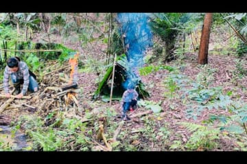 3 DAYS SOLO SURVIVAL CAMPING : (NO FOOD, NO WATER, NO SHELTER) FISH TRAP, CATCH & COOK