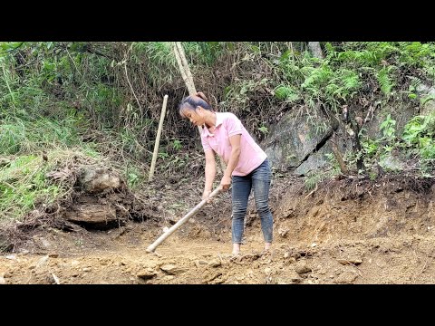 Dig the foundation and build a place to live in the cold winter, Hoàng Thị Mẩy