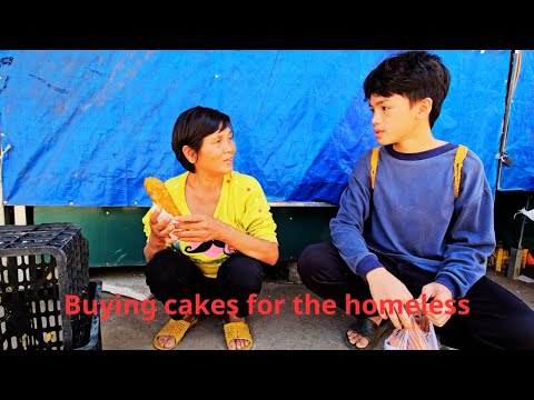 Orphan boy - Buying Cakes for the Homeless - Harvesting Banana Fruit Garden Goes to the market sell