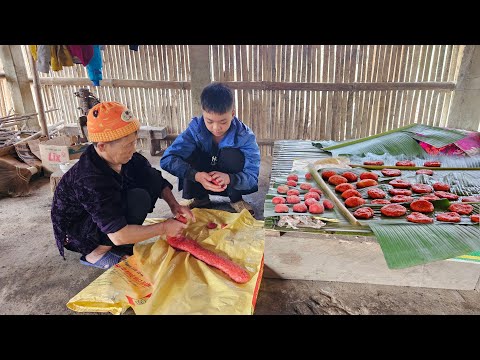 Little Orphan - Soak sticky rice, make cakes with the old lady and sell them to make a living