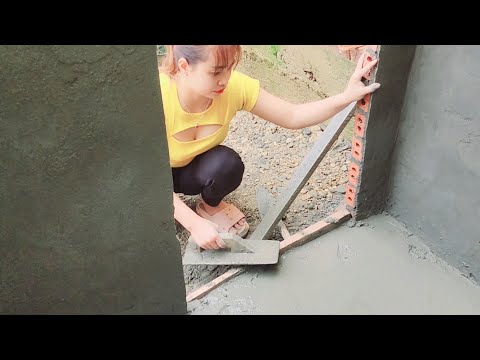 Full video 45 day All build small structures around the wooden house